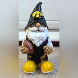 Forever Collectibles Iowa Hawkeye Football 8”  Garden Gnome